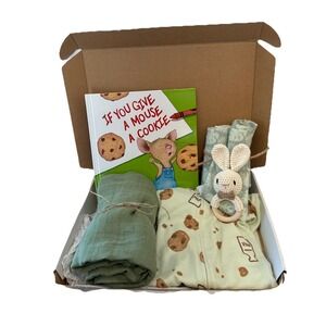 New Unisex Baby Shower Gift If You Give A Mouse A Cookie Baby Essentials Present